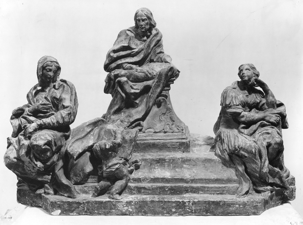 monumento funebre del cardinal Favoriti (gruppo scultoreo) di Carcani Filippo (sec. XVII)