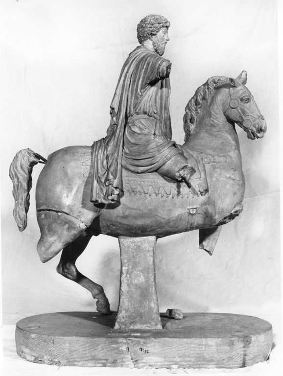 Marco Aurelio a cavallo (scultura) di Cavaceppi Bartolomeo (seconda metà sec. XVIII)