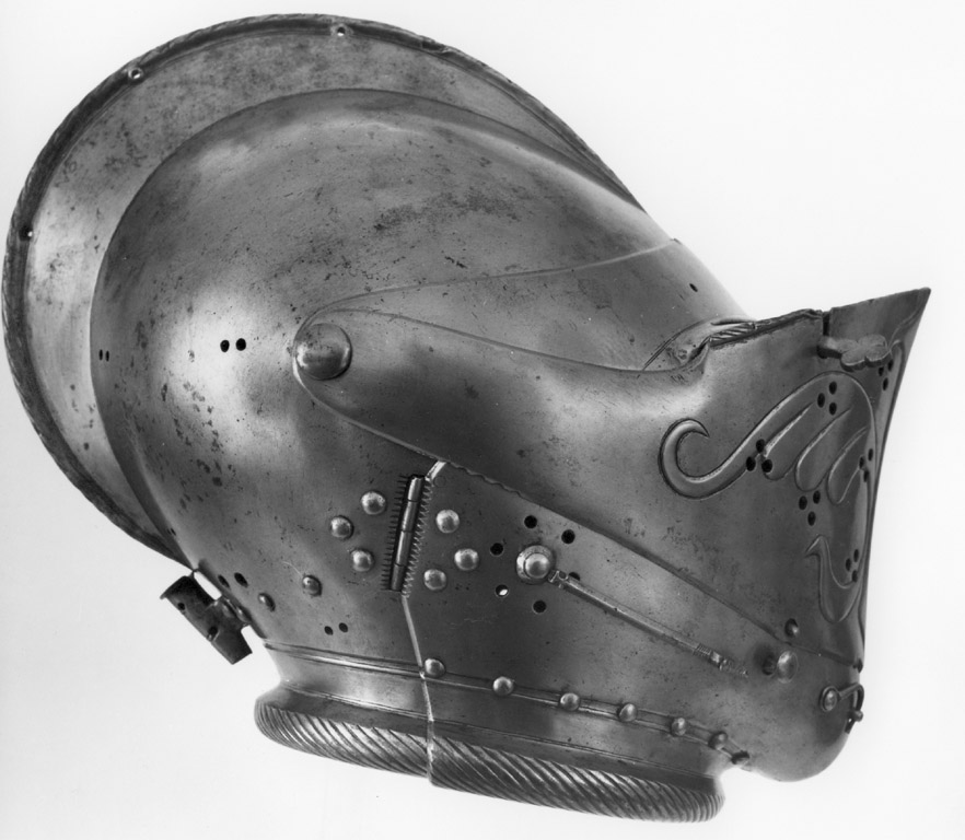 elmo - ambito Germania meridionale (sec. XVI)