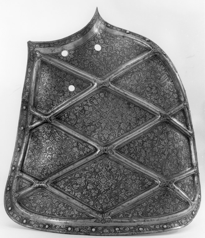 targhetta da pugno - ambito Germania meridionale (sec. XVI)