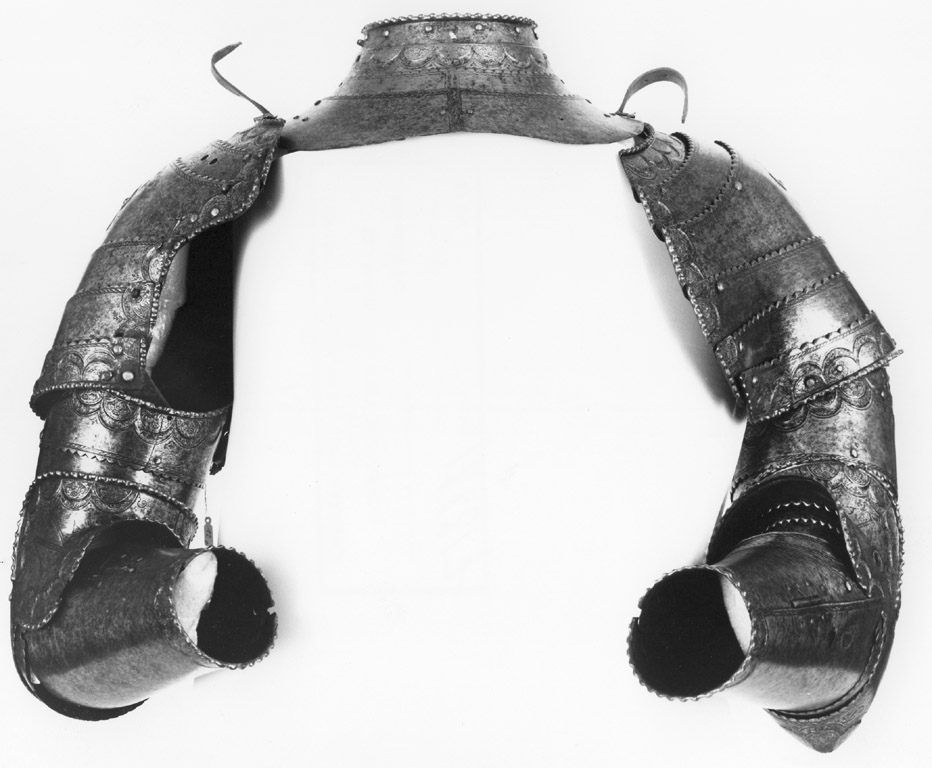 armatura, insieme - ambito Germania meridionale (sec. XVI)