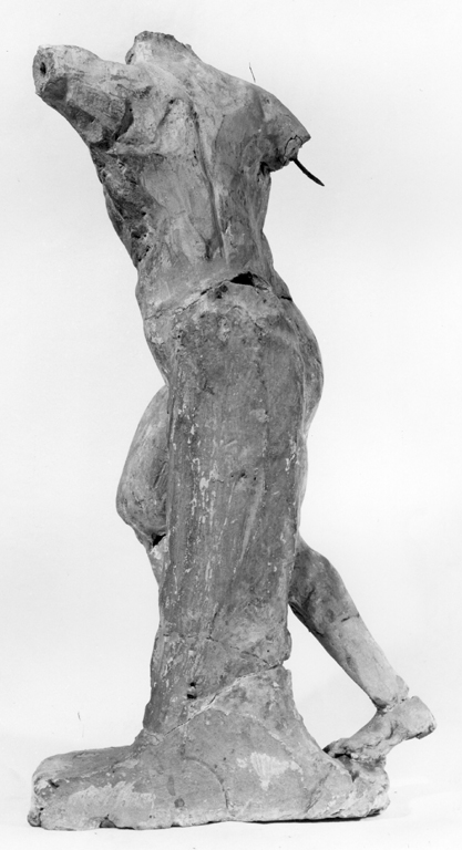 donna coronata di alloro (scultura) di Dausch Constantin (sec. XIX)
