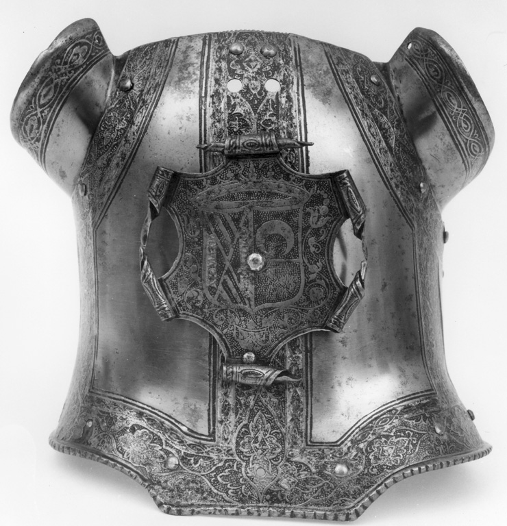 frontale d'armatura - manifattura di Augusta (sec. XVI)