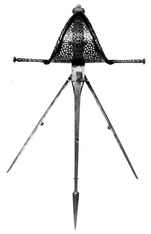 daghetta da duello - ambito italiano (metà sec. XVII)