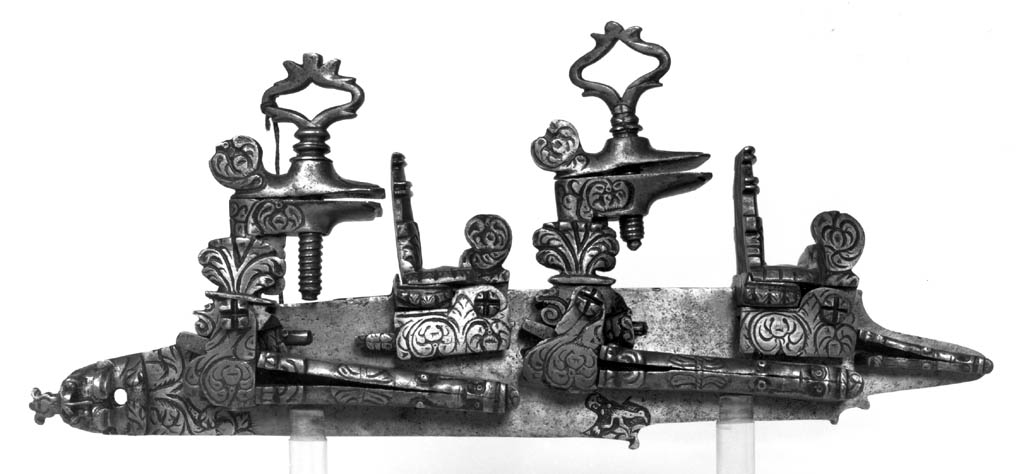 piastra - a focile - ambito italiano (metà sec. XVII)