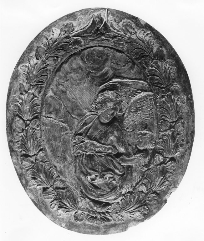 Tobia e l'Angelo (rilievo) di Pellegrini Alessio (sec. XVII)