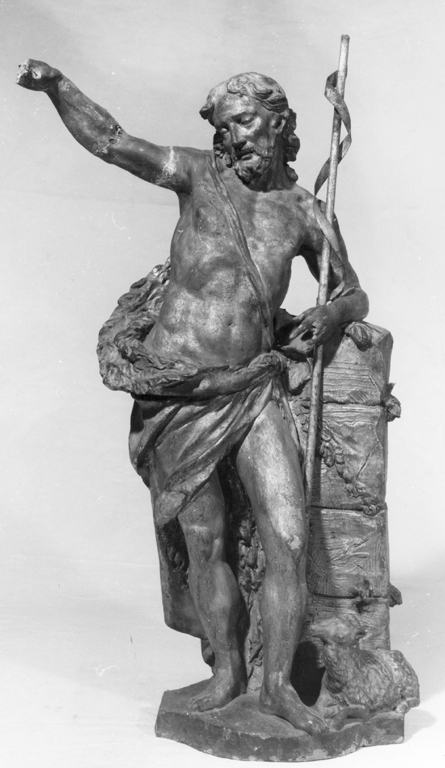 San Giovanni Battista (scultura) - ambito romano (prima metà sec. XVIII)
