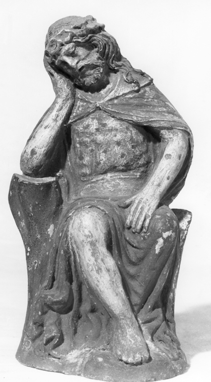 Cristo coronato di spine (scultura) - ambito italiano (secc. XVIII/ XIX)