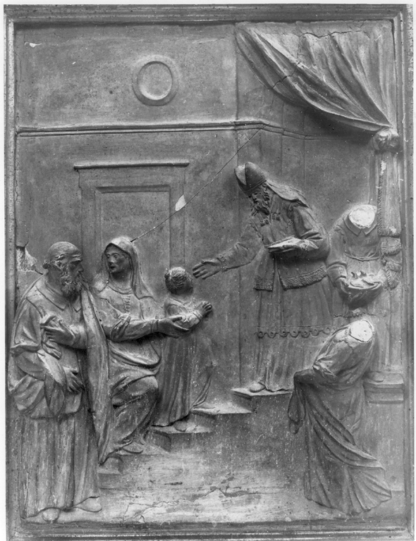 Presentazione al Tempio (rilievo) - ambito italiano (secc. XVIII/ XIX)