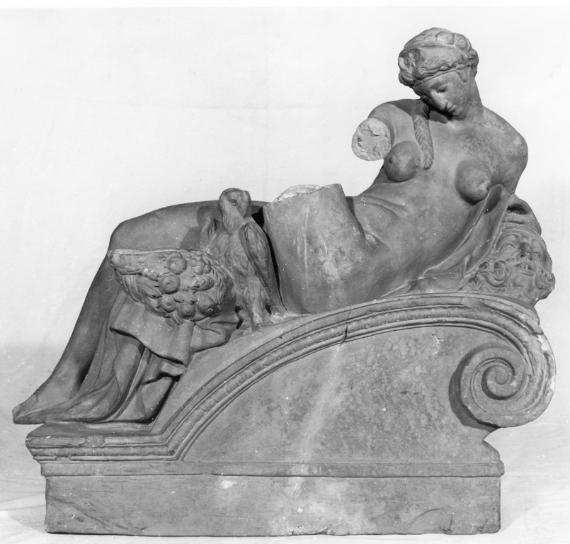 la notte, figura femminile distesa (scultura) di Cavaceppi Bartolomeo (seconda metà sec. XVIII)