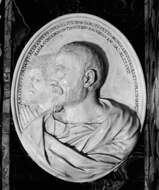busto ritratto maschile di profilo (rilievo, serie) di Naldini Pietro Paolo (sec. XVII)