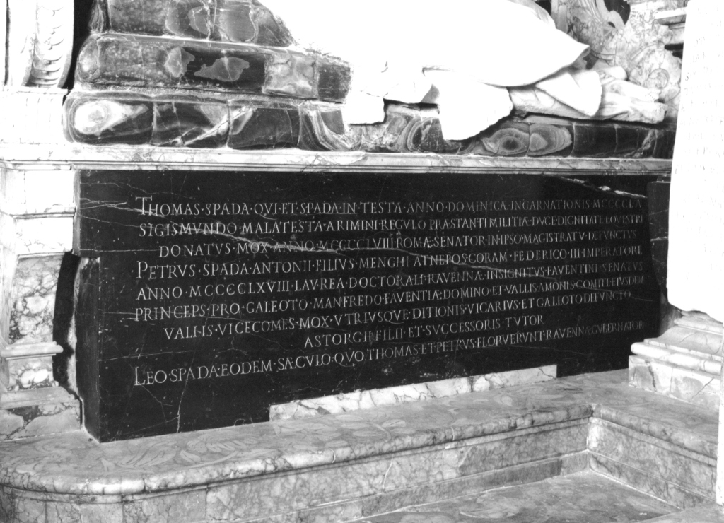 monumento funebre, pendant di Ferrata Ercole, Somazzi Giovanni (sec. XVII)