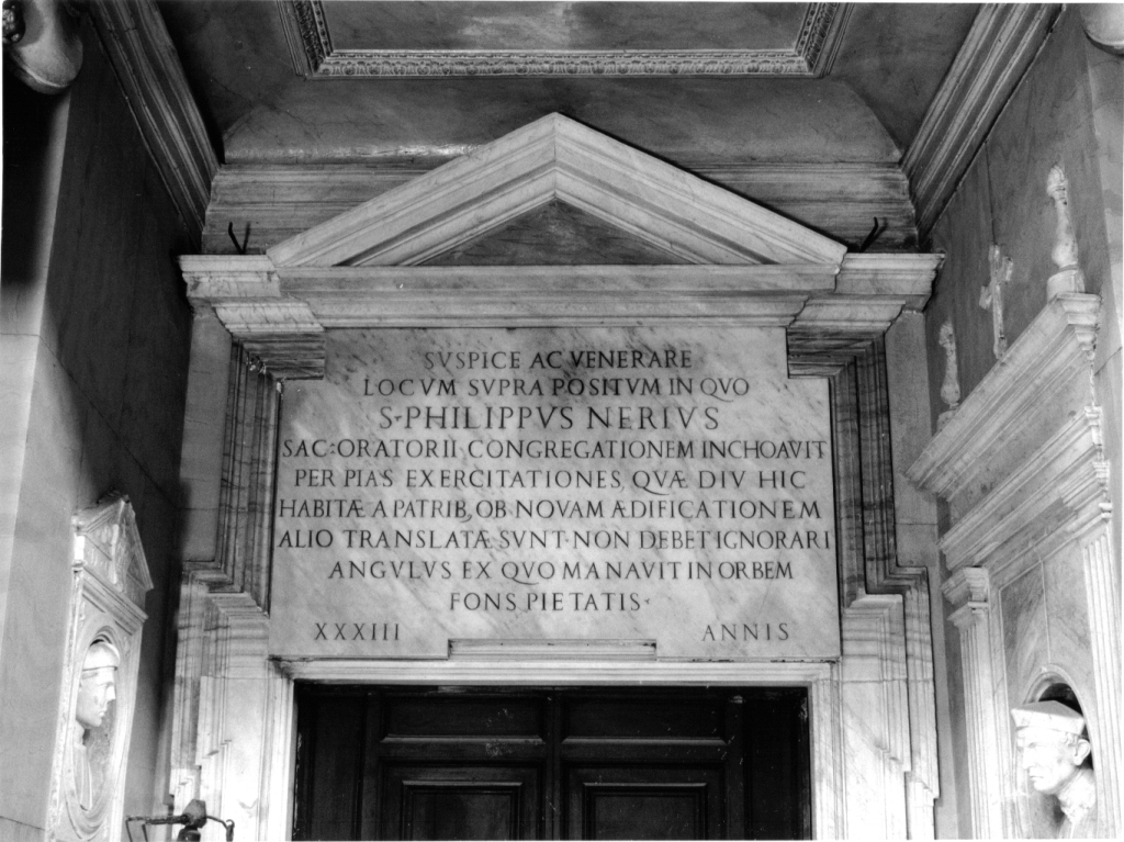 lapide documentaria - ambito romano (sec. XVII)