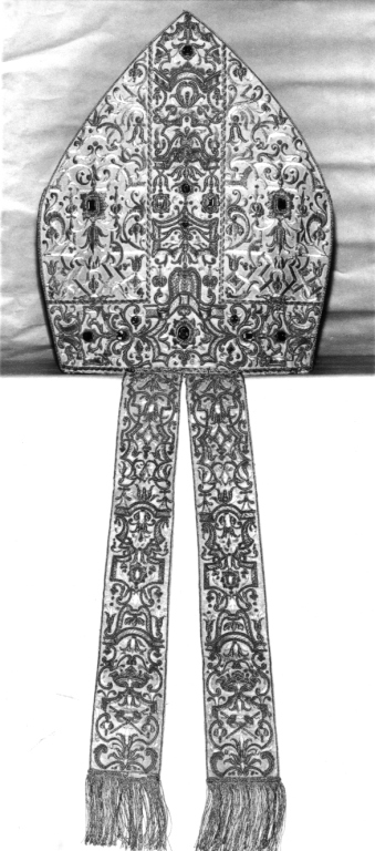 mitria - manifattura spagnola (metà sec. XVIII)