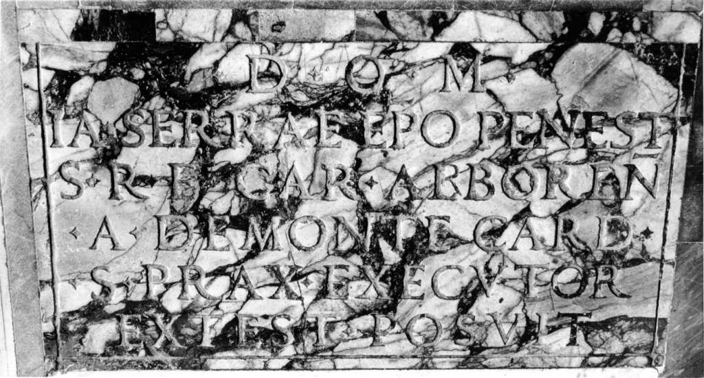 lapide tombale - ambito romano (sec. XVI)