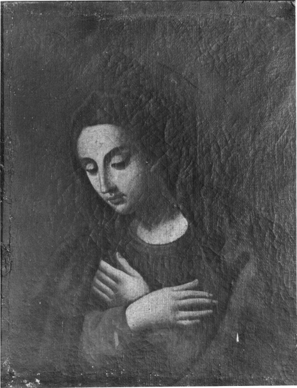 Maria Vergine (dipinto) di Cozza Francesco (cerchia) (metà sec. XVII)