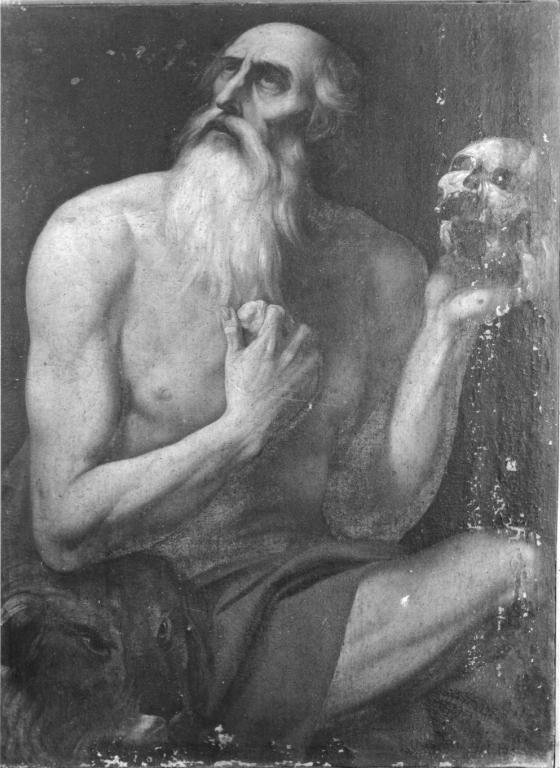 San Girolamo penitente (dipinto) di Cesari Giuseppe detto Cavalier d'Arpino (cerchia) (fine sec. XVI)