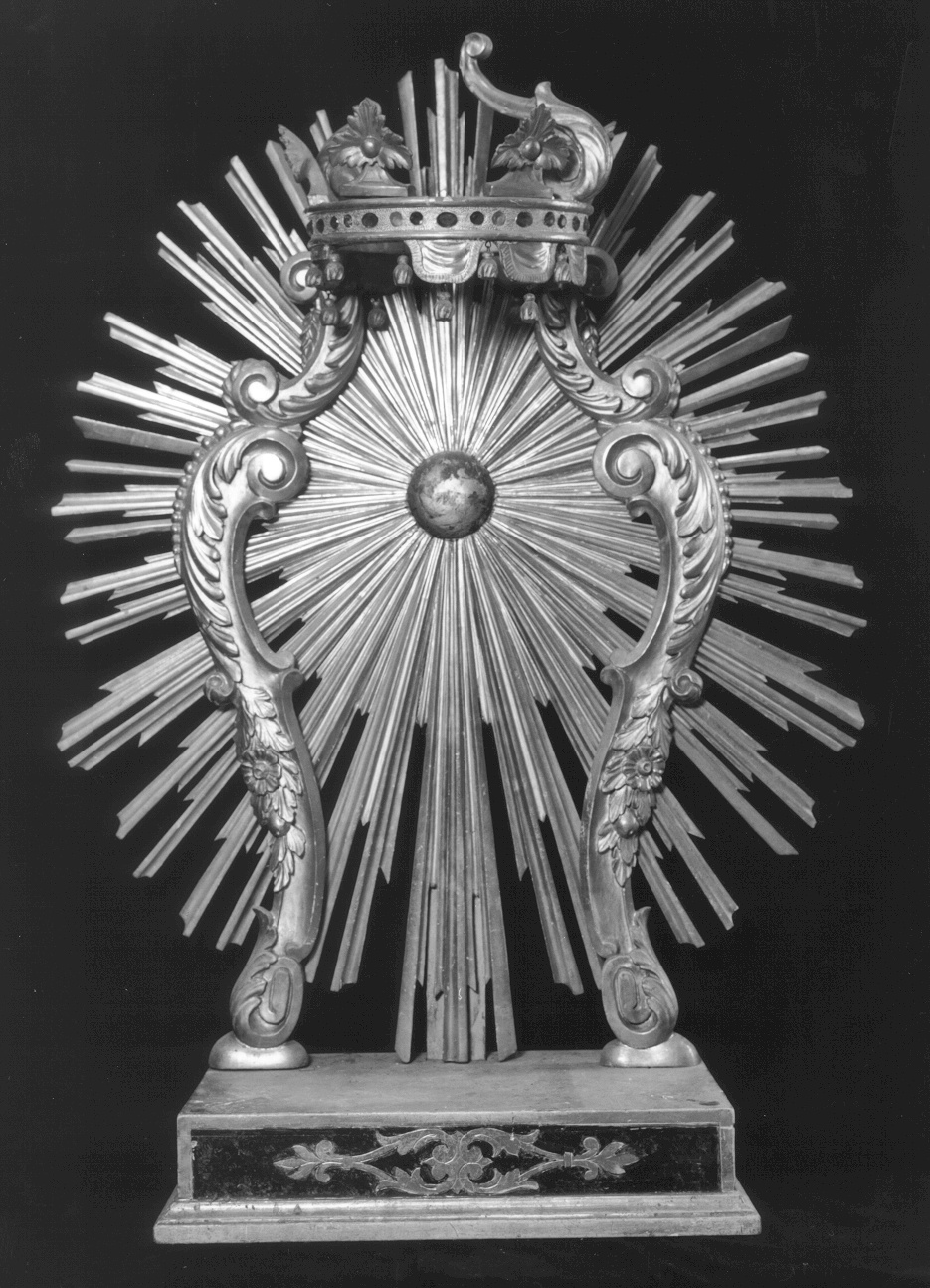 tronetto per esposizione eucaristica - ambito romano (sec. XIX)