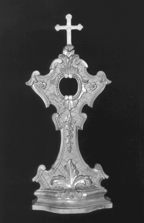 reliquiario - a ostensorio - ambito romano (sec. XVIII)