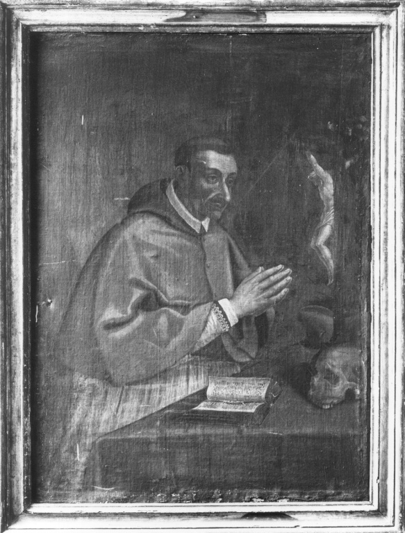 San Carlo Borromeo (dipinto) - ambito romano (sec. XVII)