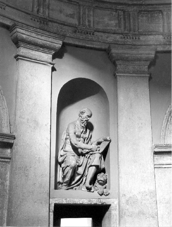 San Marco Evangelista (statua) - ambito romano (sec. XVII)