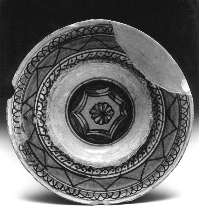 piatto - bottega di Deruta (secc. XV/ XVI)