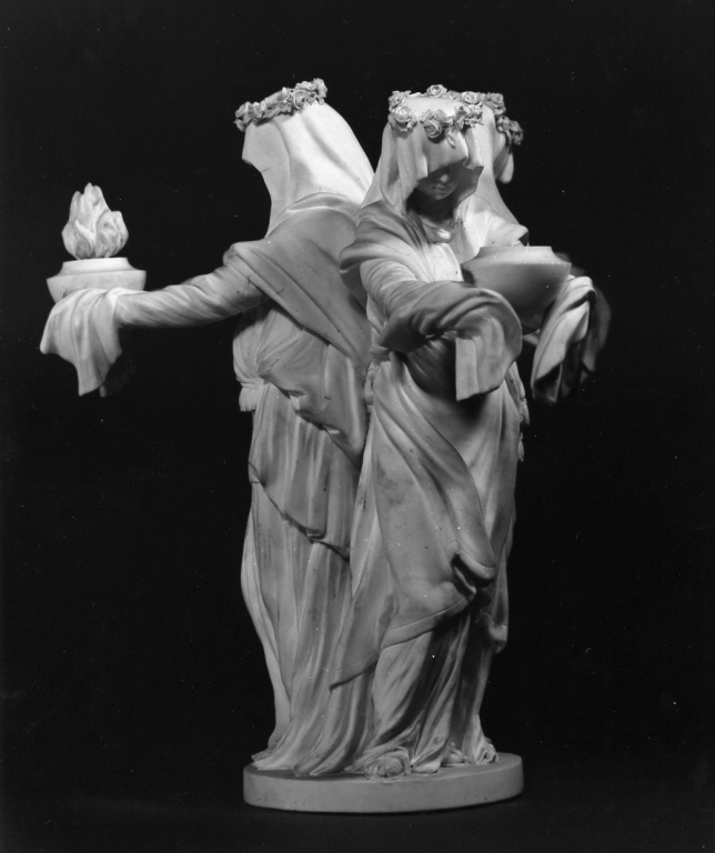 Donne (scultura) - manifattura di Parigi (secc. XVIII/ XIX)