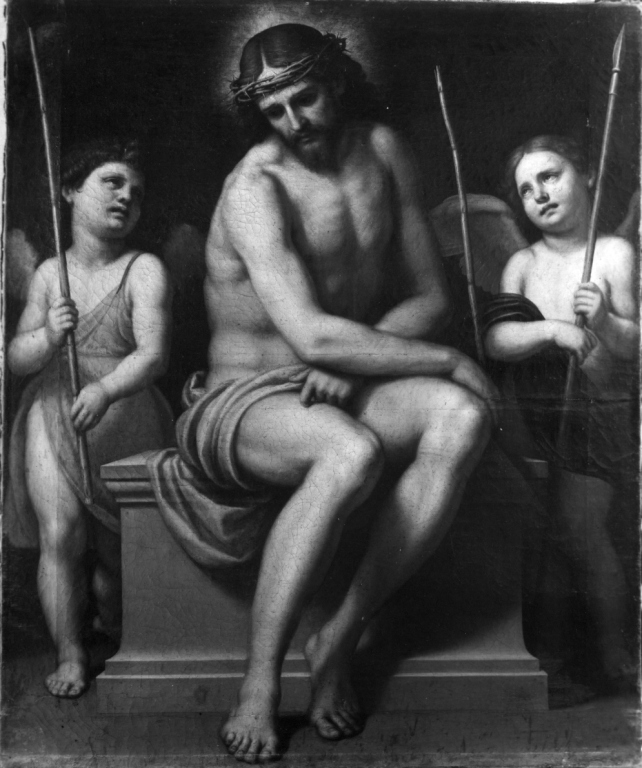 Cristo e due angeli (dipinto) di Ciampelli Agostino (sec. XVII)