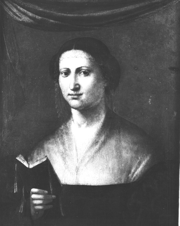 Ritratto di dama con l'uffizio (dipinto) di Ubertini Francesco detto Bachiacca (sec. XVI)