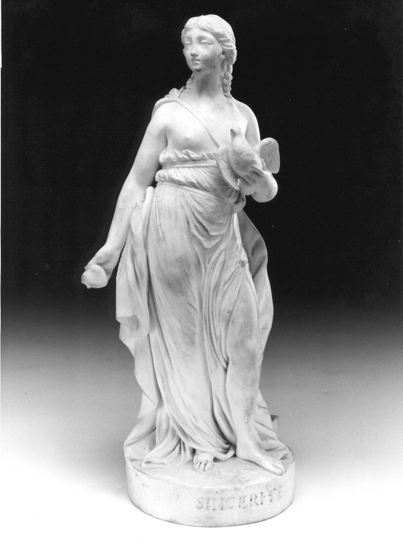 Sincerità (statuetta) di Russinger Laurentius (attribuito) - manifattura di La Courtille (secc. XVIII/ XIX)