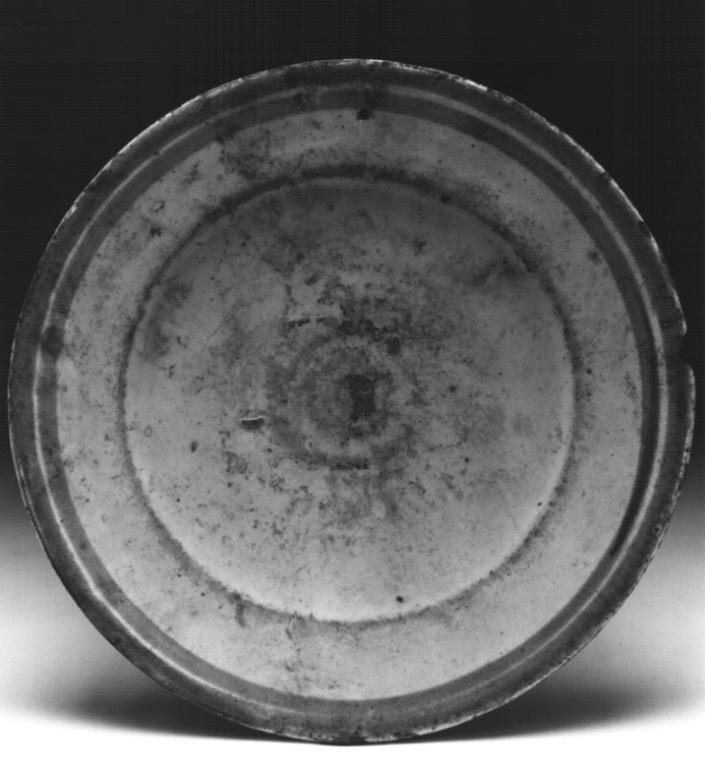 piatto - bottega toscana (montelupo) (secc. XVII/ XVIII)