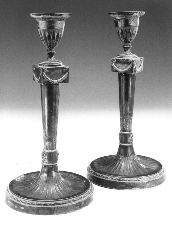 candeliere di Belli Gioacchino - manifattura romana (fine/inizio secc. XVII/ XIX)