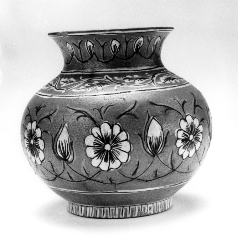 vaso - manifattura indiana (sec. XIX)