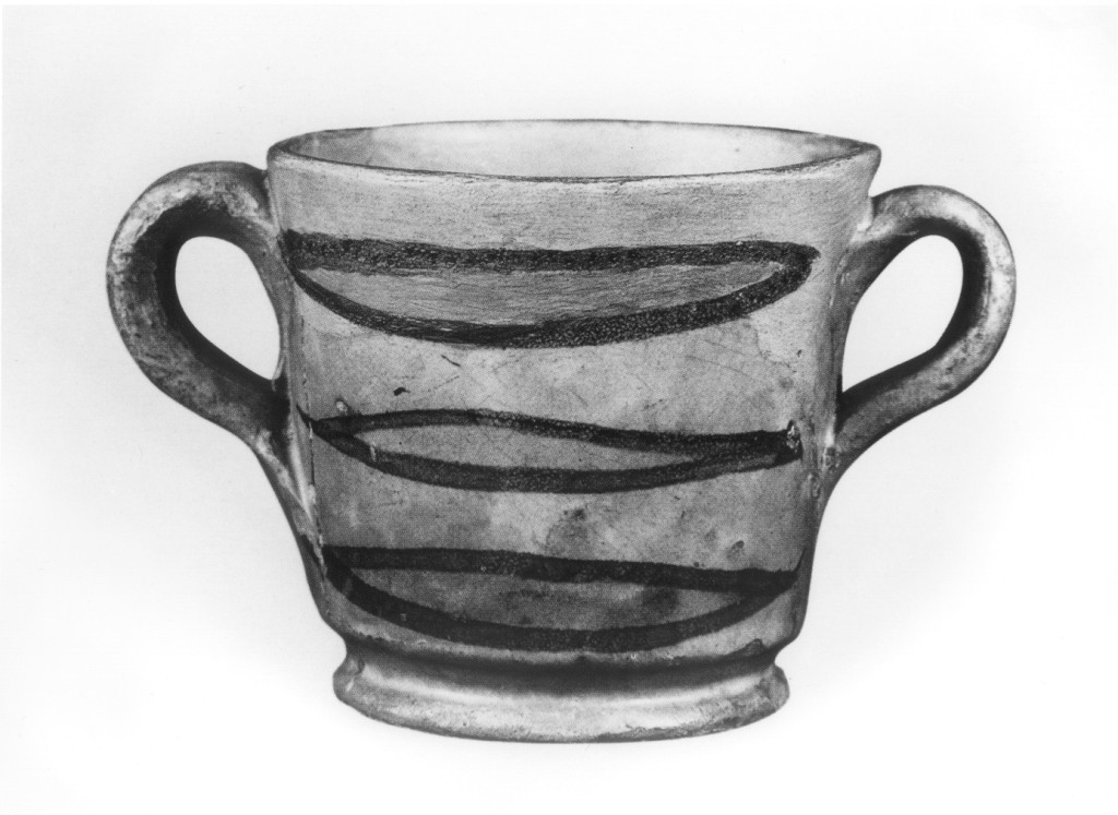 tazza - ambito orvietano (secc. XIII/ XIV)