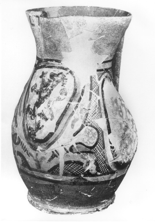 boccale - ambito orvietano (secc. XIII/ XIV)