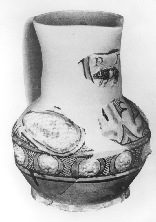 boccale - ambito orvietano (secc. XIII/ XIV)