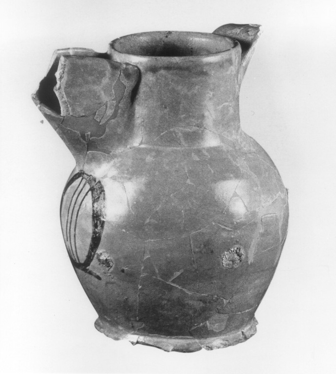 boccale - ambito orvietano (secc. XIII/ XIV)