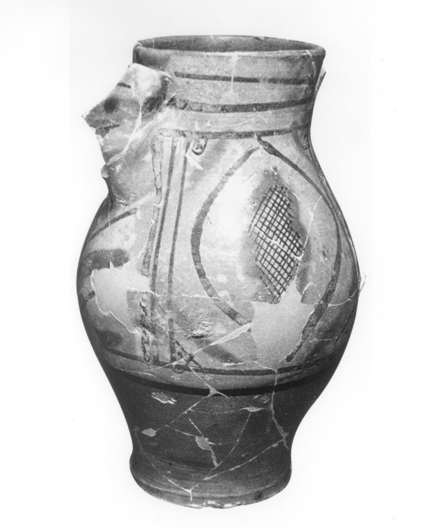 boccale - ambito orvietano (secc. XIII/ XIV)