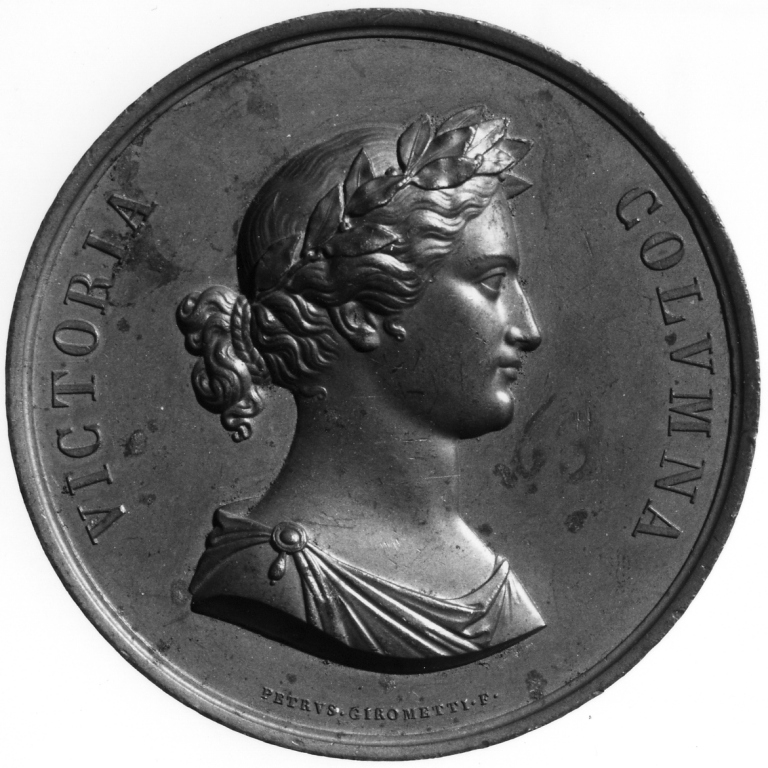 Ritratto di Vittoria Colonna (medaglia) di Girometti Pietro (sec. XIX)
