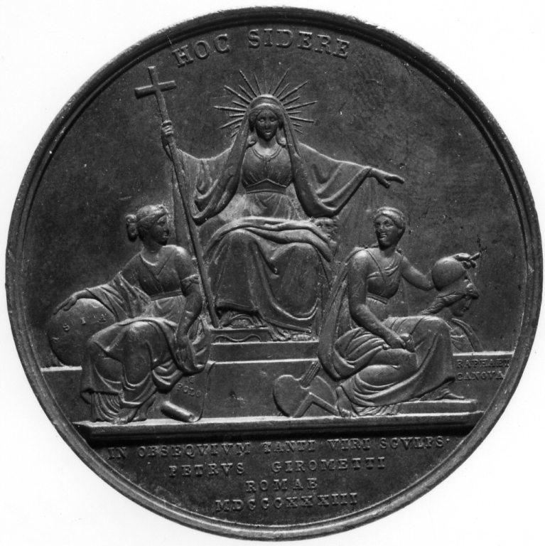 Ritratto del cardinale Placido Zurla (medaglia) di Girometti Pietro (sec. XIX)