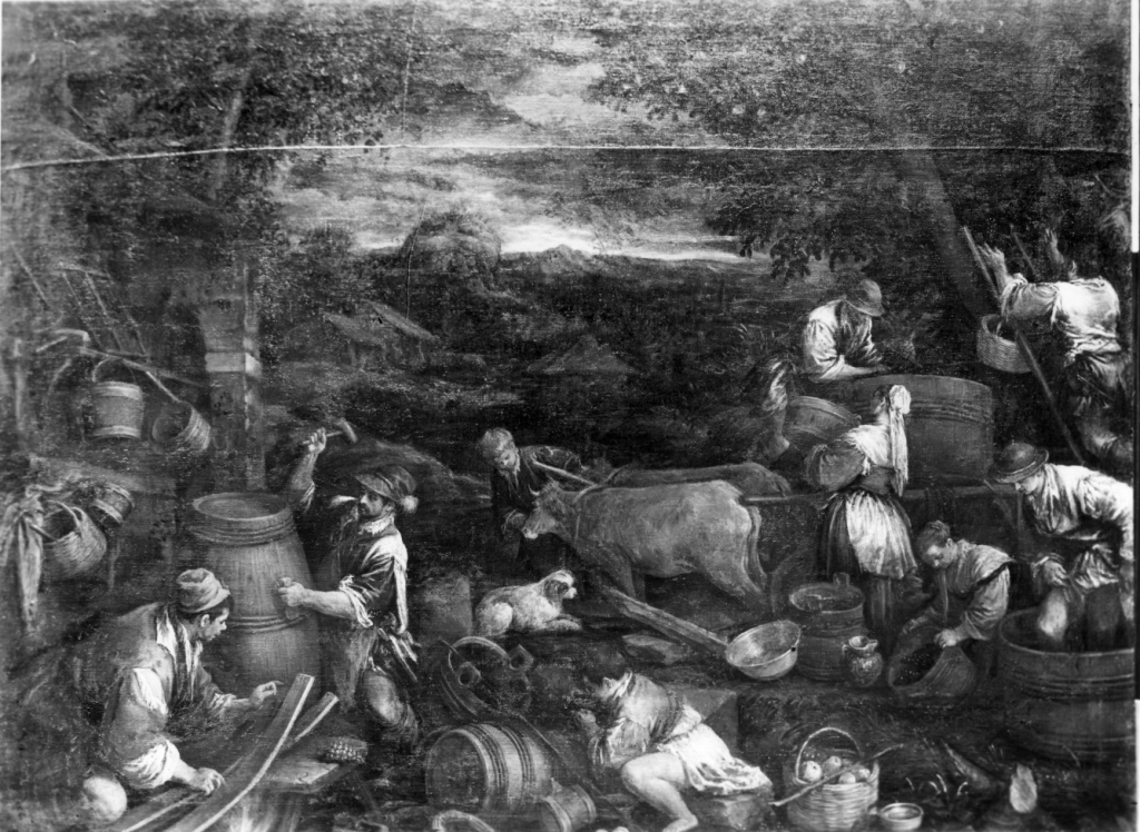 L'estate (dipinto) di Da Ponte Jacopo detto Jacopo Bassano (sec. XVI)