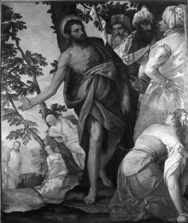 la predica del Battista (dipinto) di Caliari Paolo detto Paolo Veronese (sec. XVI)