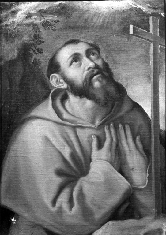 san Francesco (dipinto) di Muziano Girolamo detto Girolamo da Brescia (cerchia) (seconda metà sec. XVI)