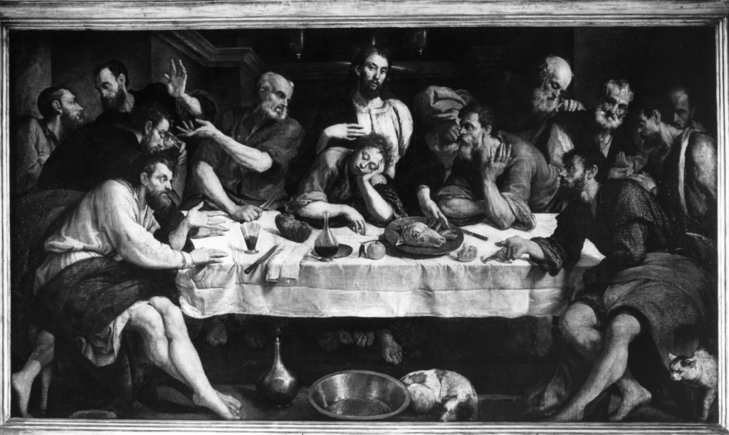 Ultima Cena (dipinto) di Da Ponte Jacopo detto Jacopo Bassano (sec. XVI)