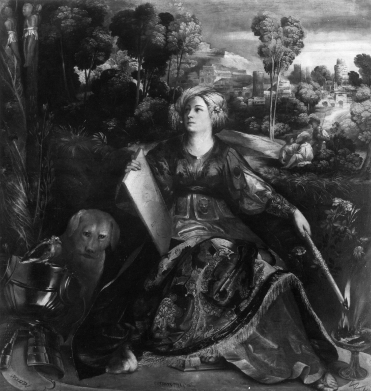 Maga Circe o Melissa (dipinto) di Luteri Giovanni detto Dosso Dossi (sec. XVI)