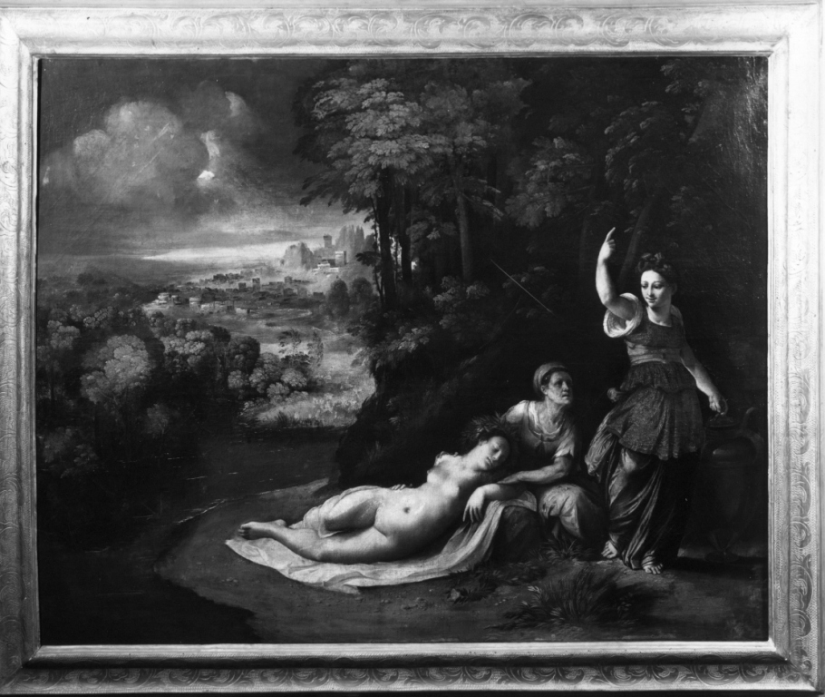 allegoria mitologica (dipinto) di Luteri Giovanni detto Dosso Dossi (sec. XVI)