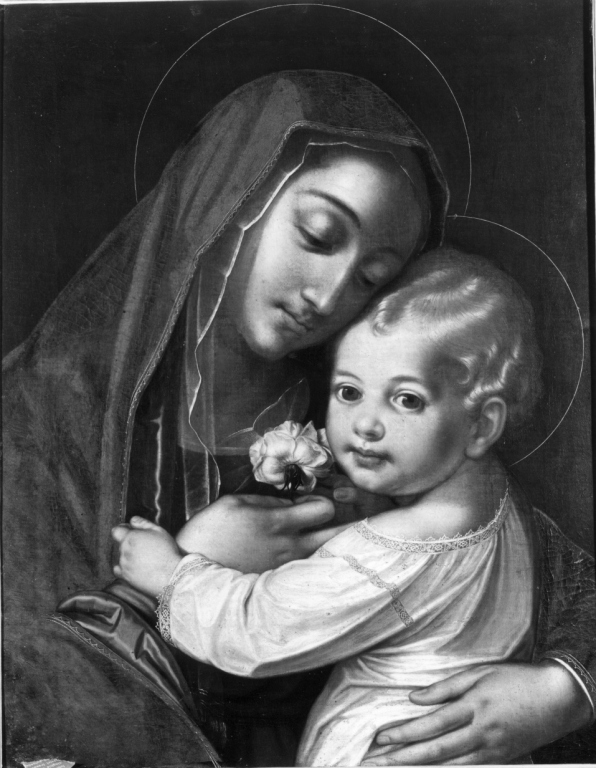 Madonna con Bambino (dipinto) di Pulzone Scipione (sec. XVI)