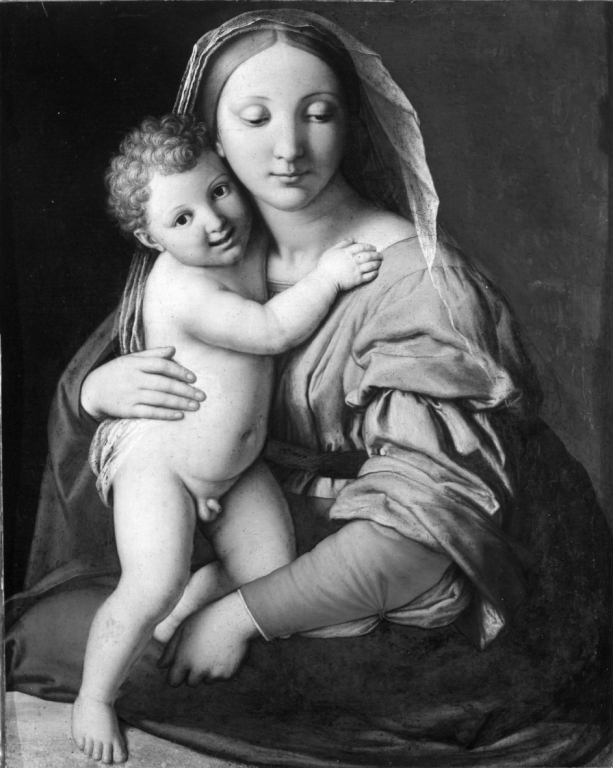 Madonna con Bambino (dipinto) di Salvi Giovan Battista detto Sassoferrato (metà sec. XVII)