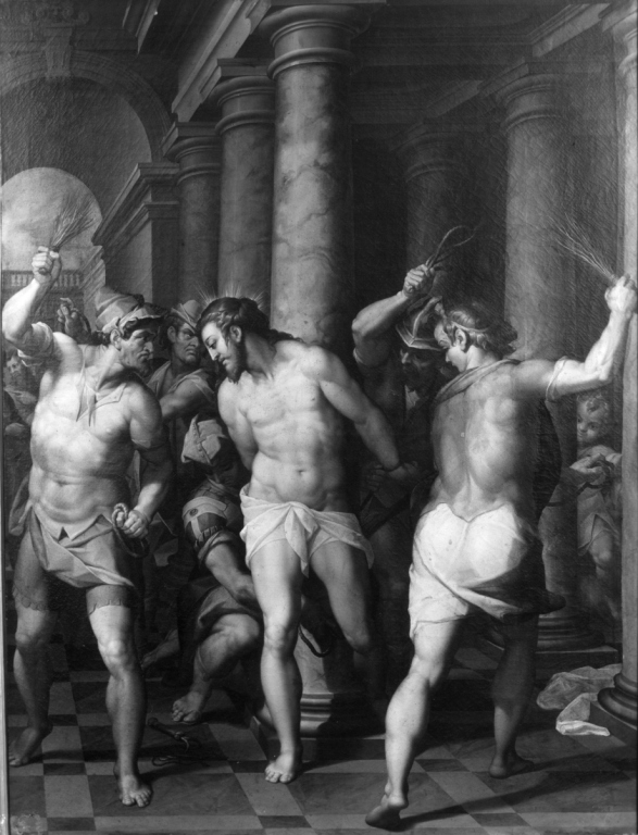 Flagellazione di Cristo (dipinto) - ambito romano (sec. XVI)