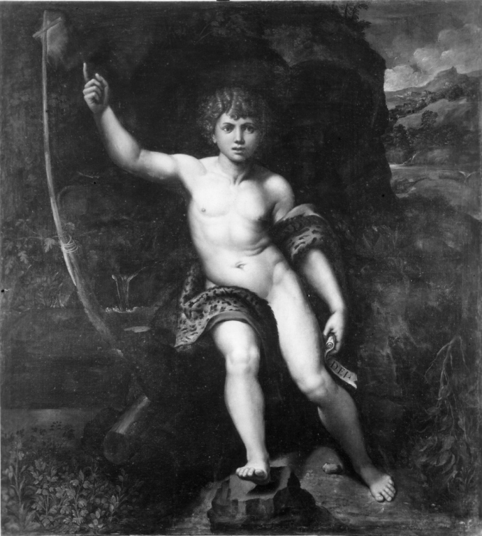 san Giovanni Battista (dipinto) - ambito romano (metà sec. XVI)